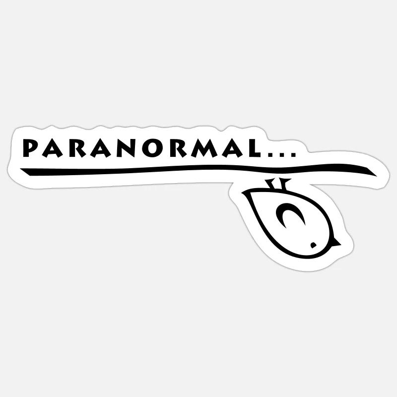 Tweetlercools - PARANORMAL - Sticker size S (10 x 10 cm) - white matte