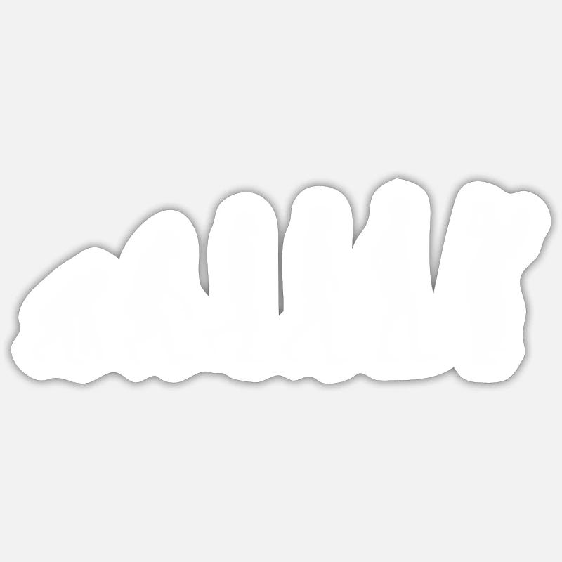 Evolution Golf - Sticker taille S (10 x 10 cm) - blanc mat