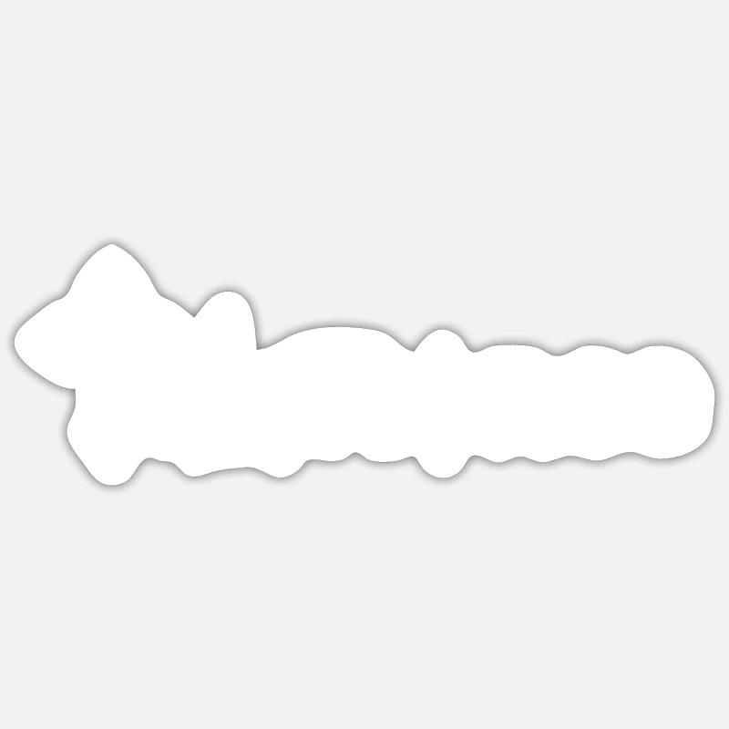Tolérance - idée cadeau liberté d'expression - Sticker taille S (10 x 10 cm) - blanc mat