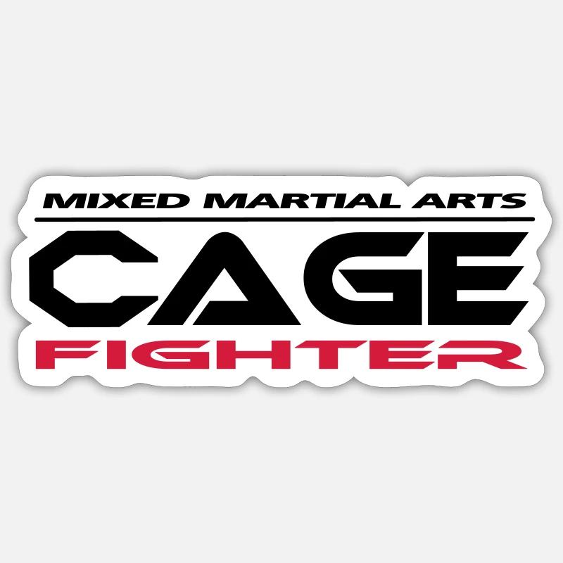 Mixed Martial Arts Cage Sticker Größe S (10 x 10 cm)