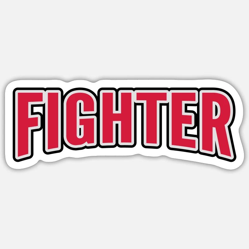 Fighter Sticker size S (10 x 10 cm)
