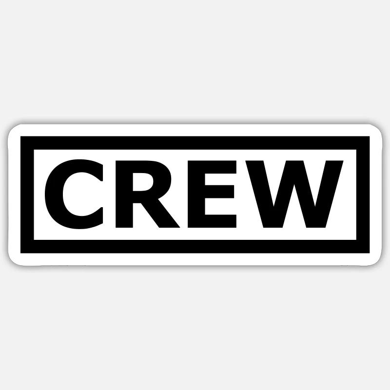 Crew Sticker taille S (10 x 10 cm)