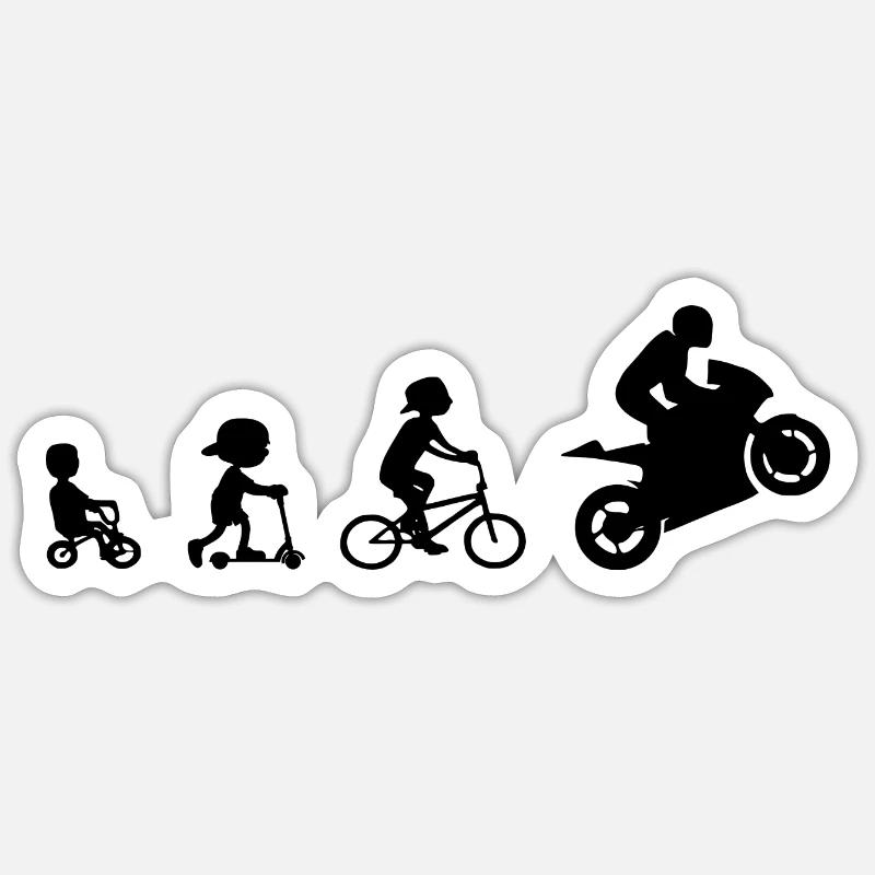 Evolution Biker Evolution Supersport 1 Sticker taille S (10 x 10 cm)
