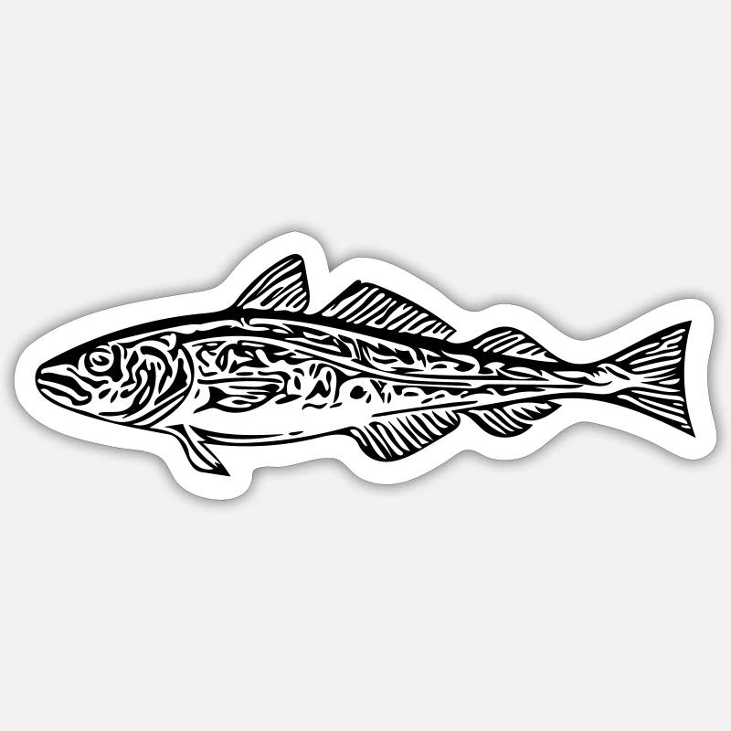 cod Sticker size S (10 x 10 cm)