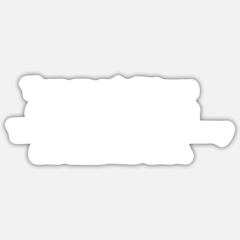 Cadeau informatique binaire binaire langage de programmation - Sticker taille S (10 x 10 cm) - blanc mat