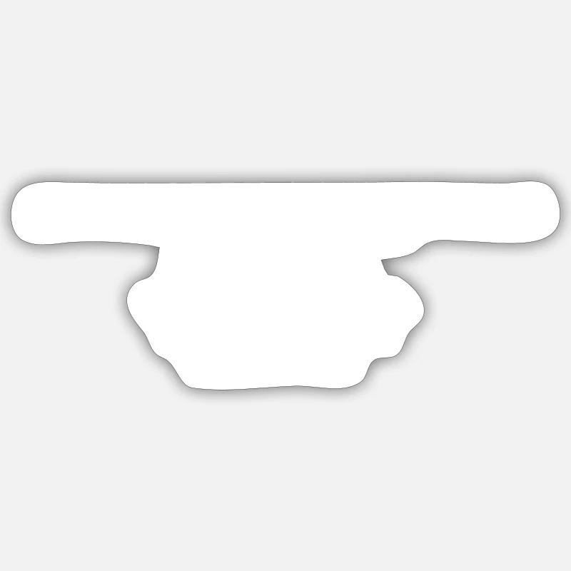 Always 100% at work Sticker Größe S (10 x 10 cm)