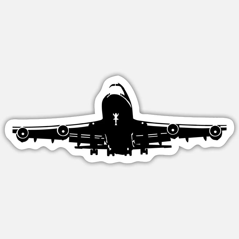 -747 Sticker taille S (10 x 10 cm)