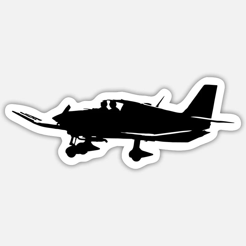 Robin - Sticker Größe S (10 x 10 cm) - Mattweiß