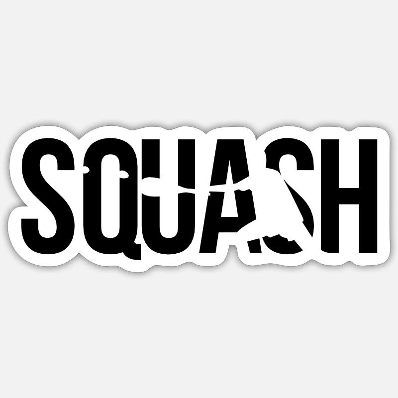 squash Sticker size S (10 x 10 cm)