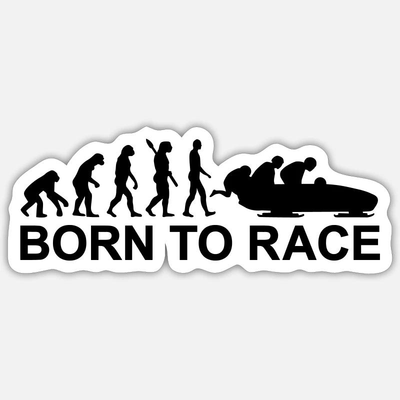 Evolution Bobsleigh Sticker size S (10 x 10 cm)
