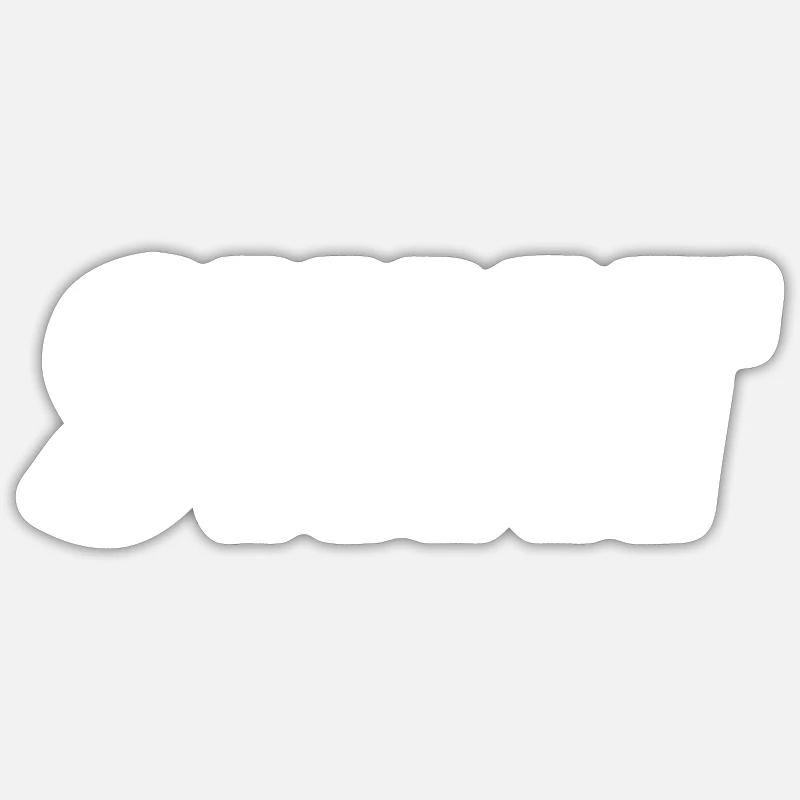 SWAT Geschenk Idee - Sticker Größe S (10 x 10 cm) - Mattweiß