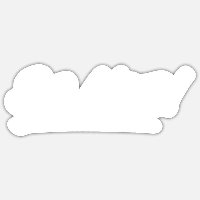 So nit - Sticker size S (10 x 10 cm) - white matte