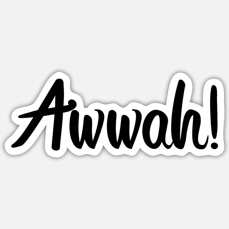 Awwah Sticker taille S (10 x 10 cm)