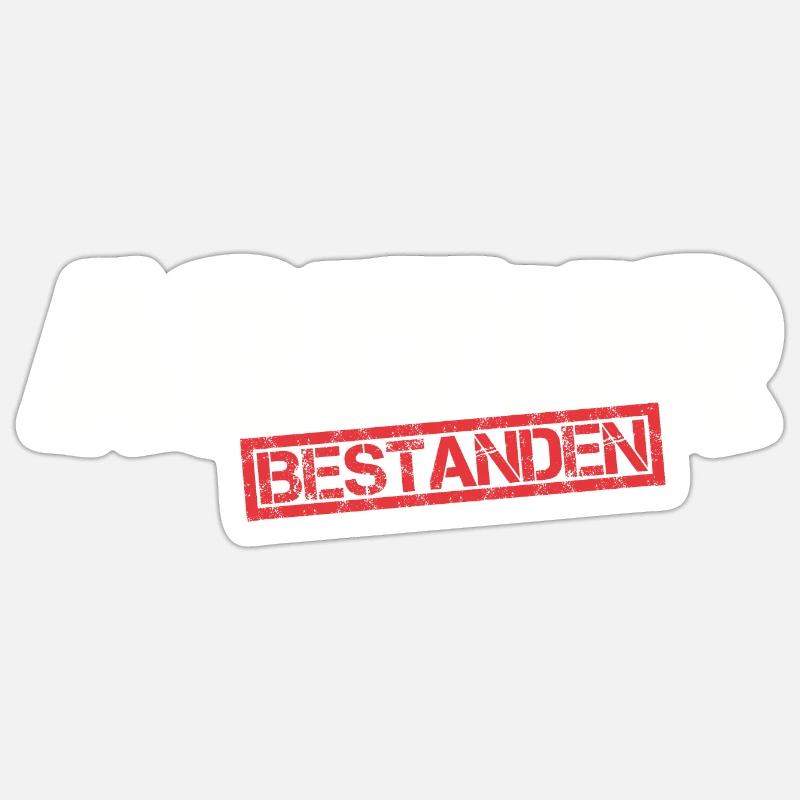Lycée passé - Sticker taille S (10 x 10 cm) - blanc mat