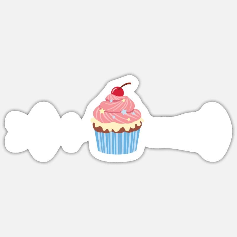Formula For Happiness (Cupcake) Sticker taille S (10 x 10 cm)