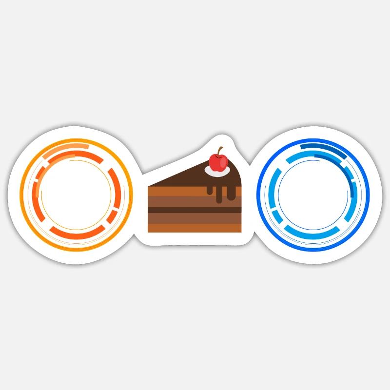 Science & Gâteau Sticker taille S (10 x 10 cm)