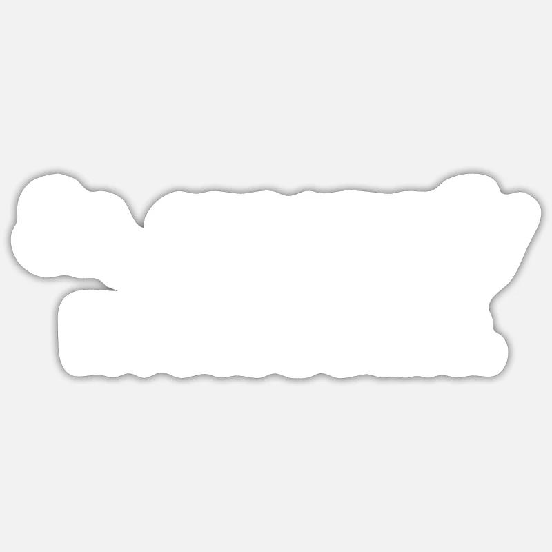 Also anscheinend bin ich dramatisches Zitat Sticker Größe S (10 x 10 cm)