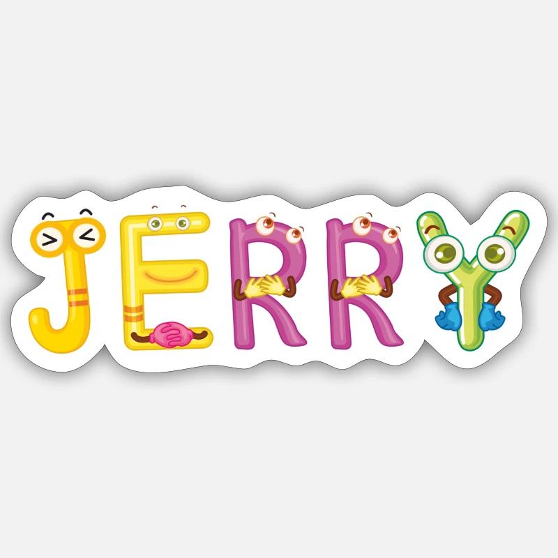 Jerry Sticker Größe S (10 x 10 cm)