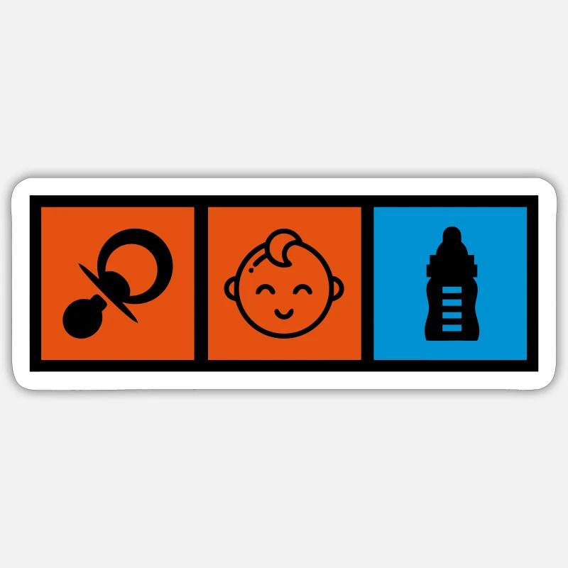 Sticker taille S (10 x 10 cm) - 