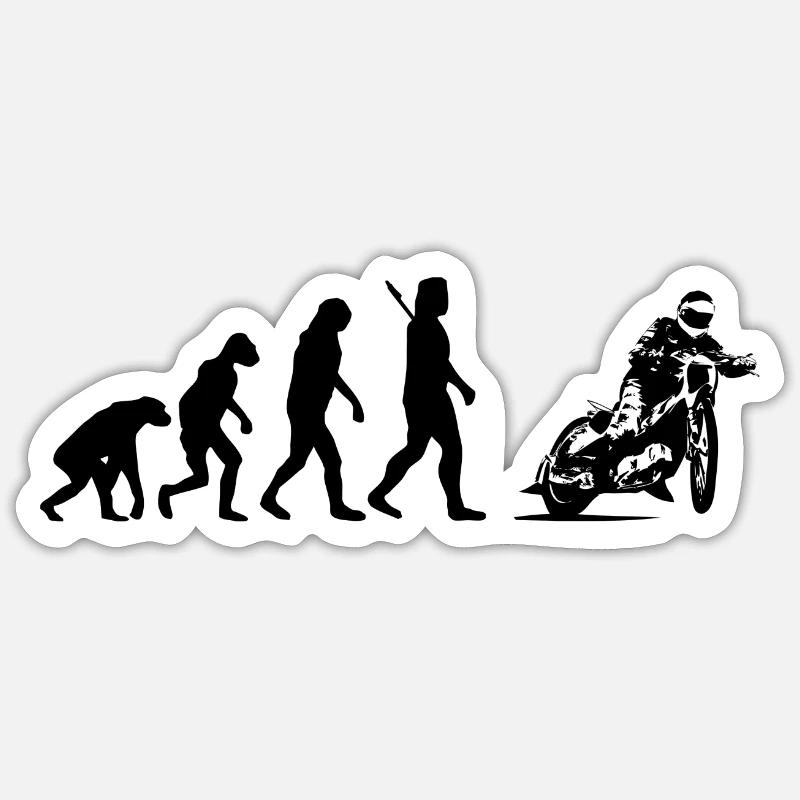Speedway - Sticker taille S (10 x 10 cm) - blanc mat