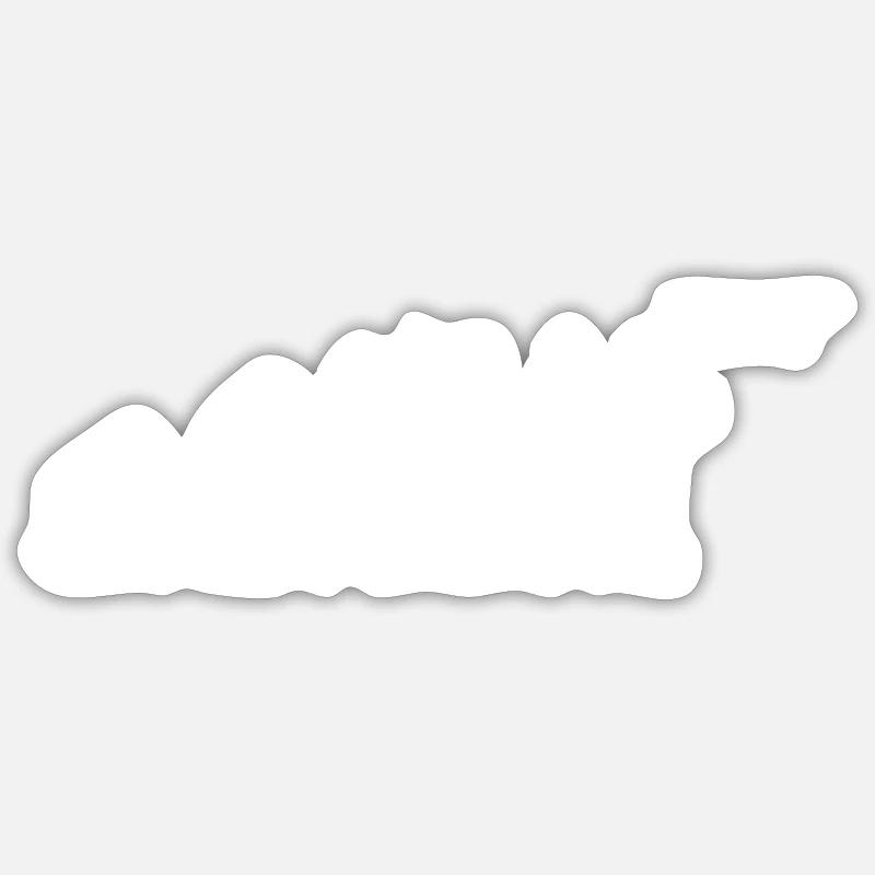 drone - Sticker size S (10 x 10 cm) - white matte