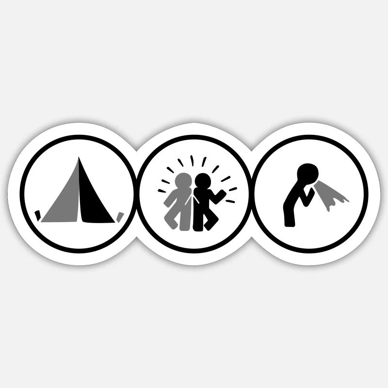 Sticker Größe S (10 x 10 cm) - 