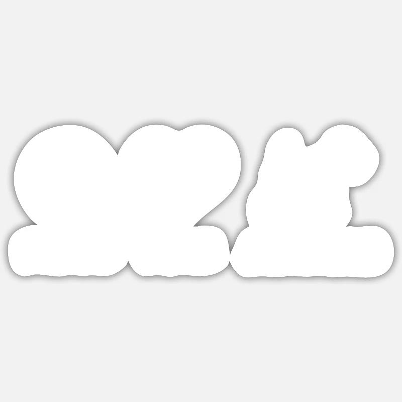 Sticker Größe S (10 x 10 cm) - 