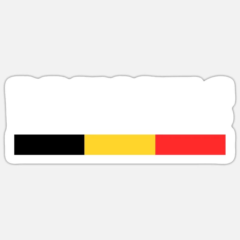 Brussel - Sticker taille S (10 x 10 cm) - blanc mat