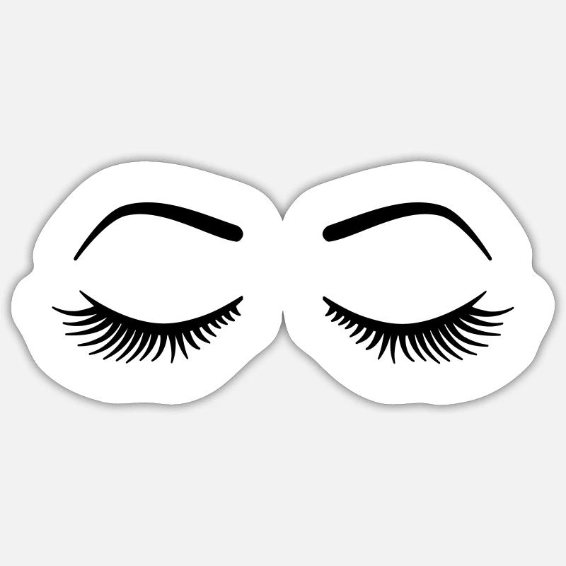 Eyelashes Sticker size S (10 x 10 cm)