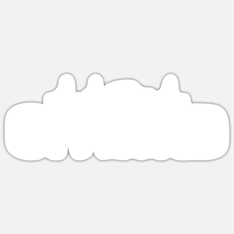 Offroad - Sticker Größe S (10 x 10 cm) - Mattweiß