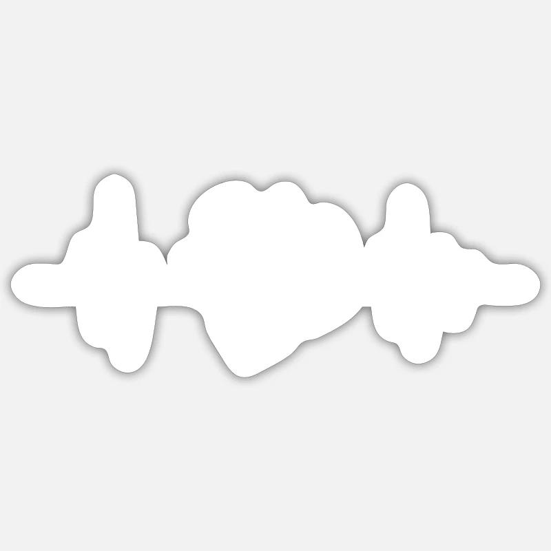 Puzzle - Sticker taille S (10 x 10 cm) - blanc mat