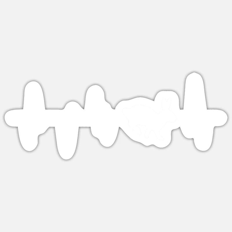 Rabbit - Sticker size S (10 x 10 cm) - white matte