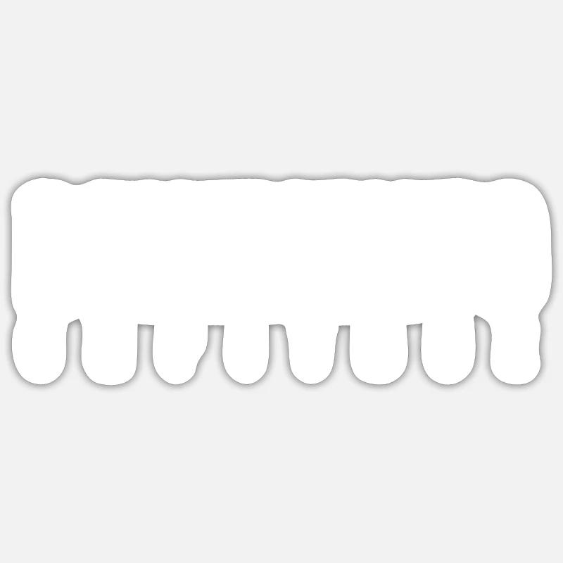 benevento - Sticker taille S (10 x 10 cm) - blanc mat