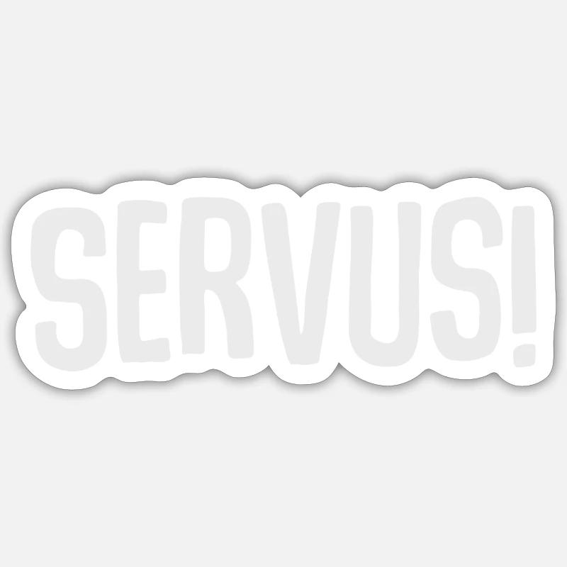 Servus Sticker Größe S (10 x 10 cm)