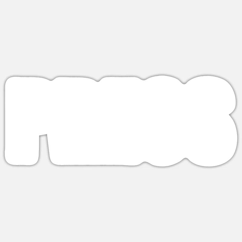 Press - Sticker size S (10 x 10 cm) - white matte
