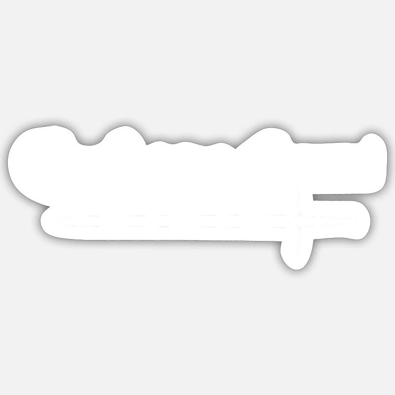 C’est pas faux ! - Sticker taille S (10 x 10 cm) - blanc mat