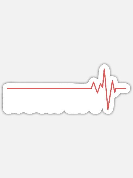 Krankenschwester - eine Krankenschwester - Sticker Größe S (10 x 10 cm) - Mattweiß