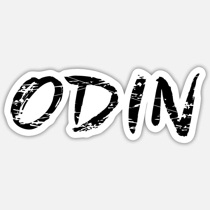 Odino Sticker formato S (10 x 10 cm)