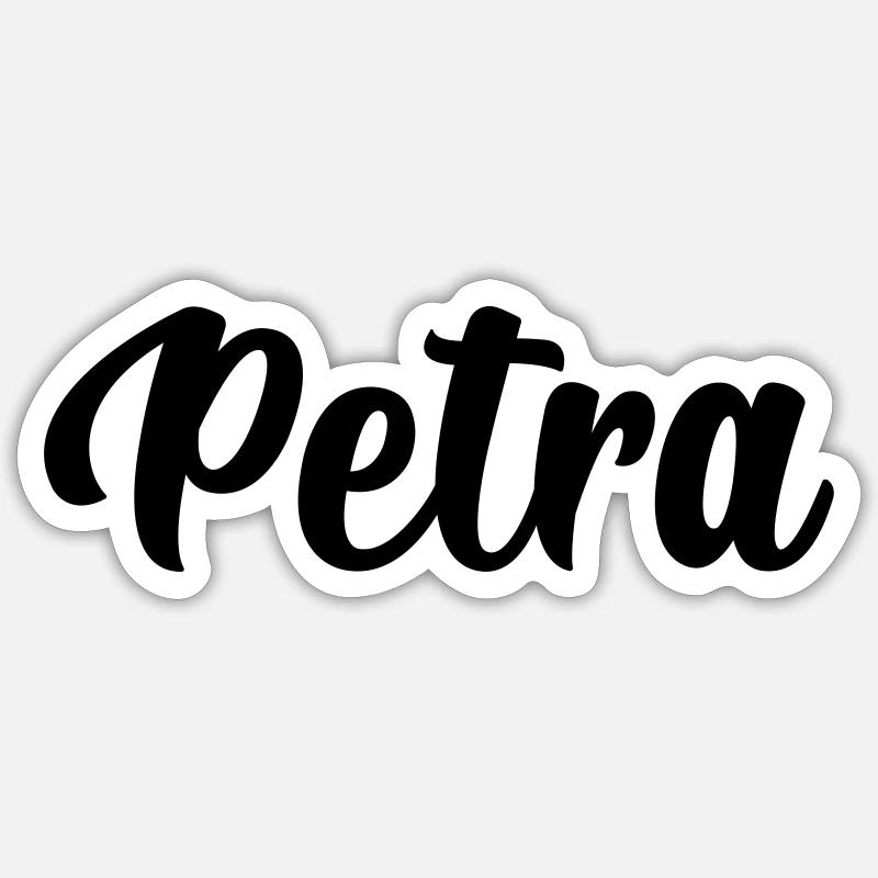 Petra Sticker Größe S (10 x 10 cm)