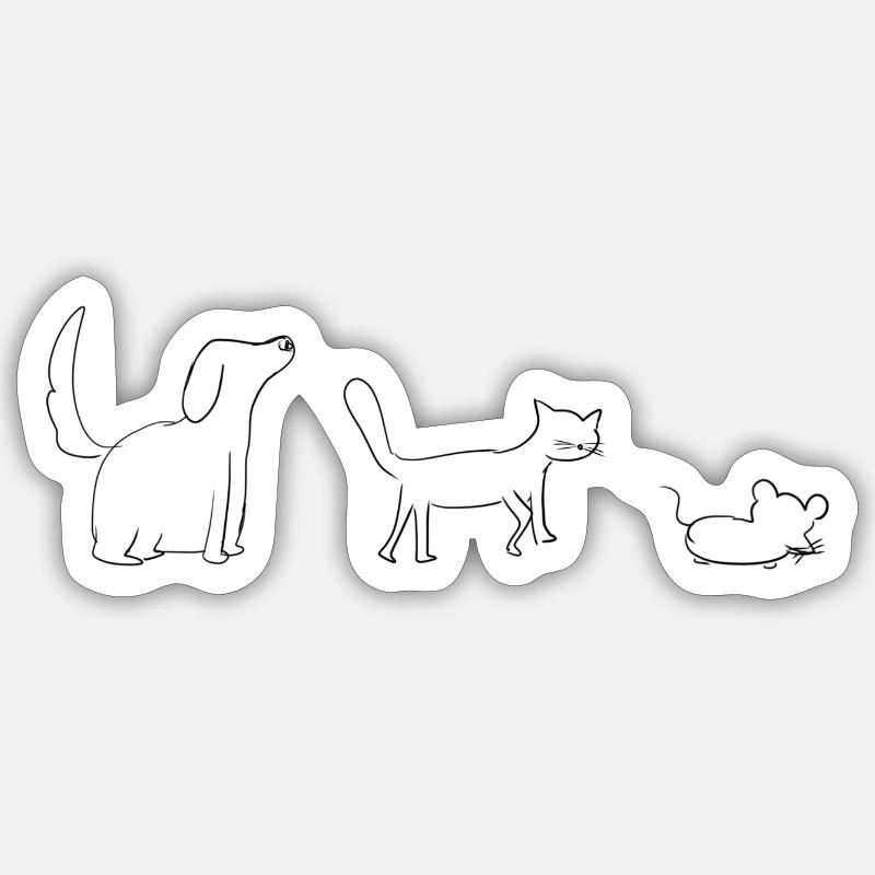 Sticker Größe S (10 x 10 cm) - 