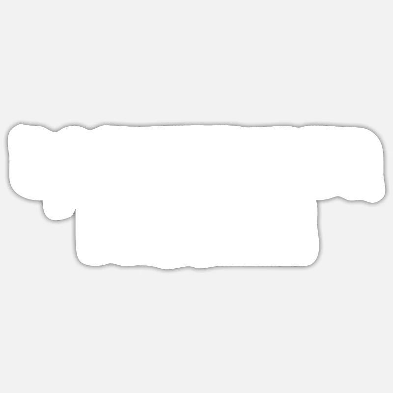 Schneepflug Spruch Schneepflugfahrer Skiurlaub - Sticker Größe S (10 x 10 cm) - Mattweiß