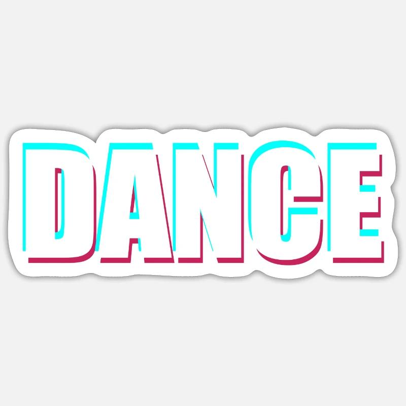 Dance Sticker Größe S (10 x 10 cm)