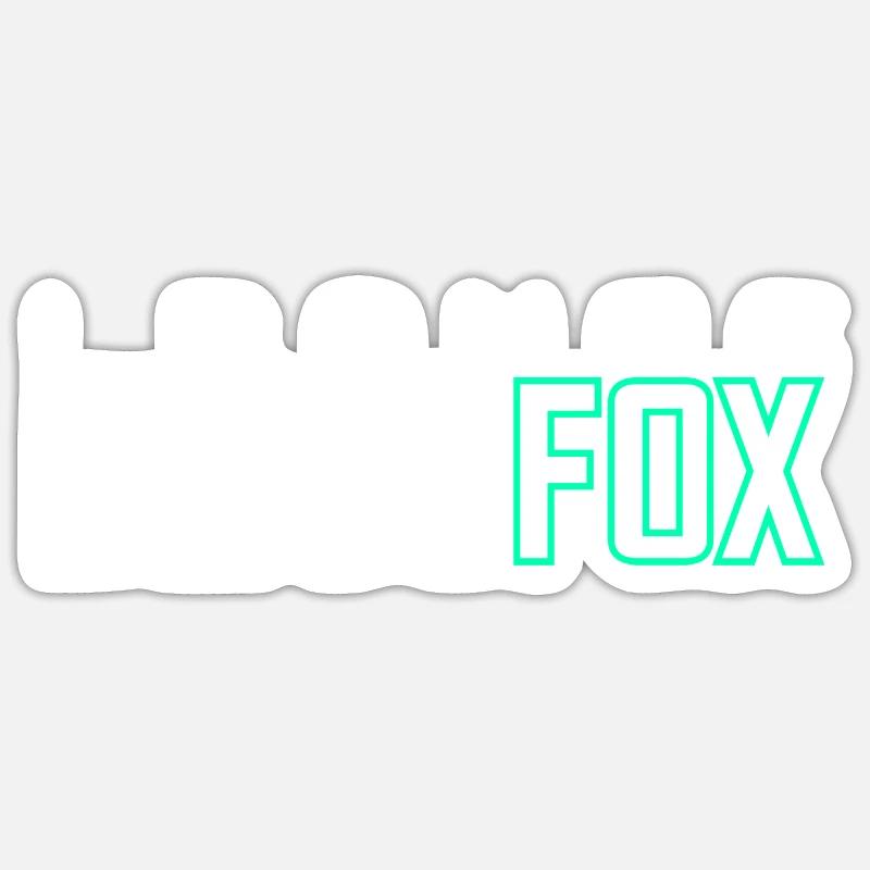 I dance Discofox - Sticker size S (10 x 10 cm) - white matte