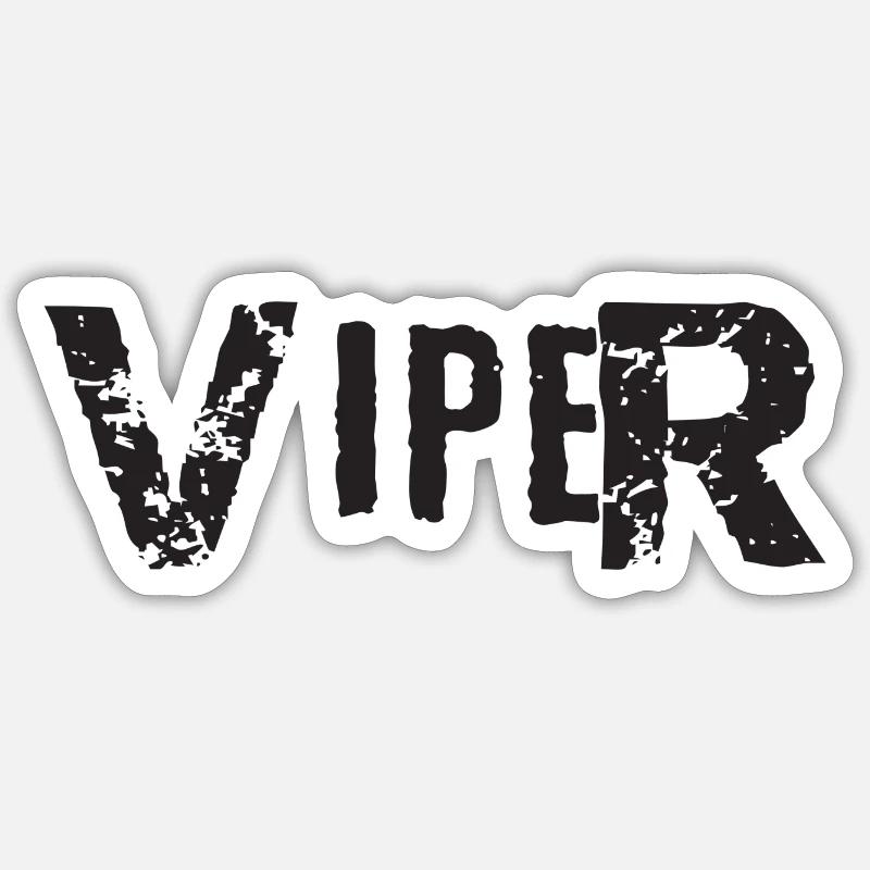Viper geschenkidee Sticker Größe S (10 x 10 cm)