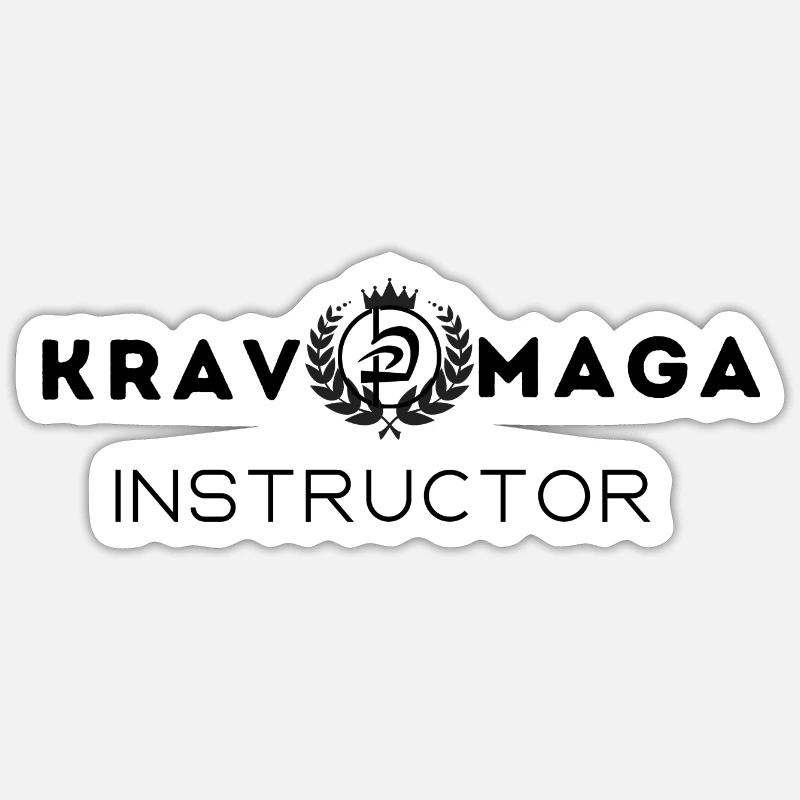 Krav Maga Instructor Sticker Größe S (10 x 10 cm)