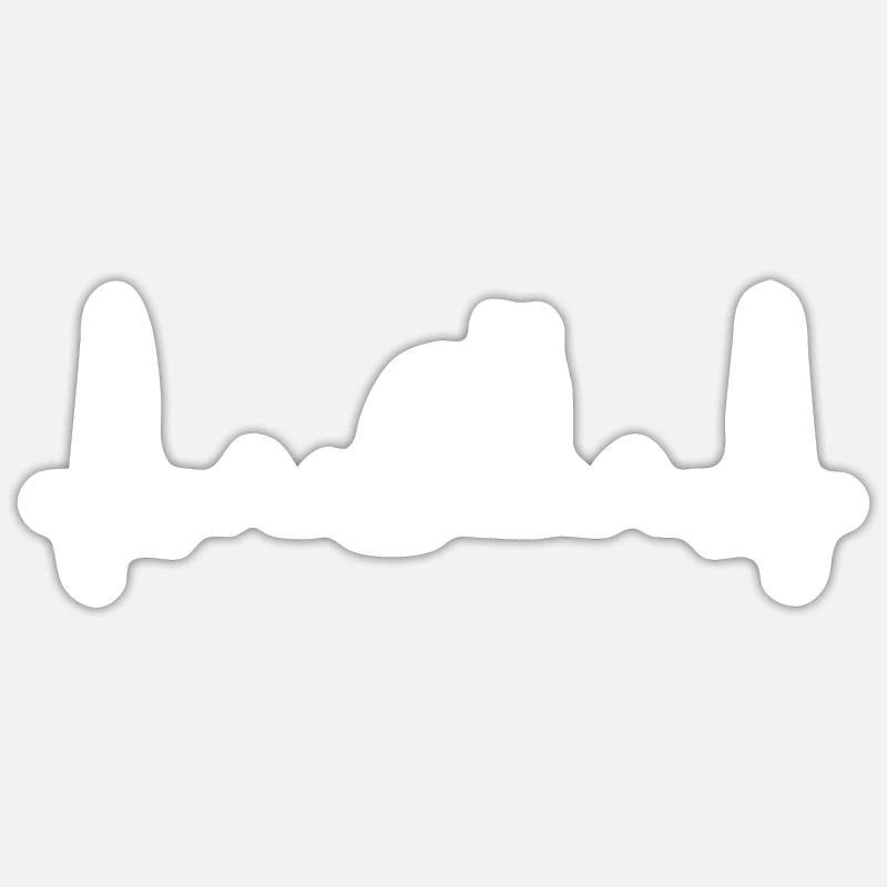 Kangaroo Australia Outback Sticker size S (10 x 10 cm)