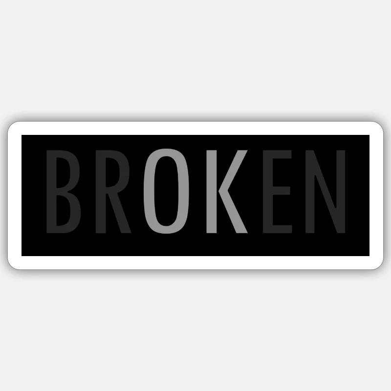 Cassé Sticker taille S (10 x 10 cm)