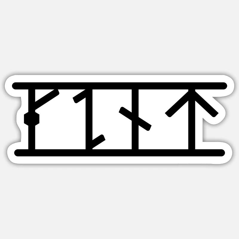 Sticker Größe S (10 x 10 cm) - 