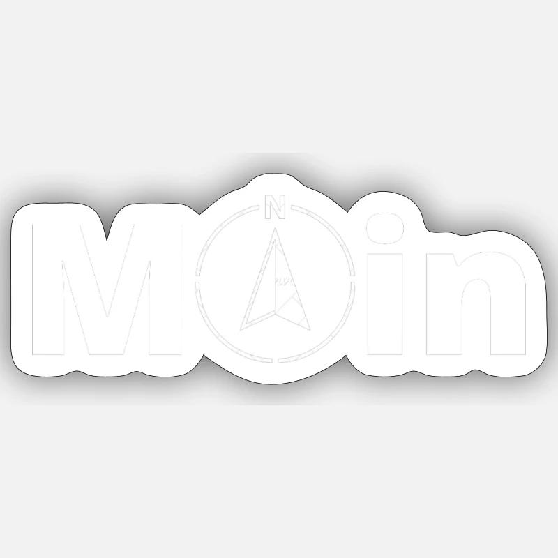 Moin - Sticker Größe S (10 x 10 cm) - Mattweiß