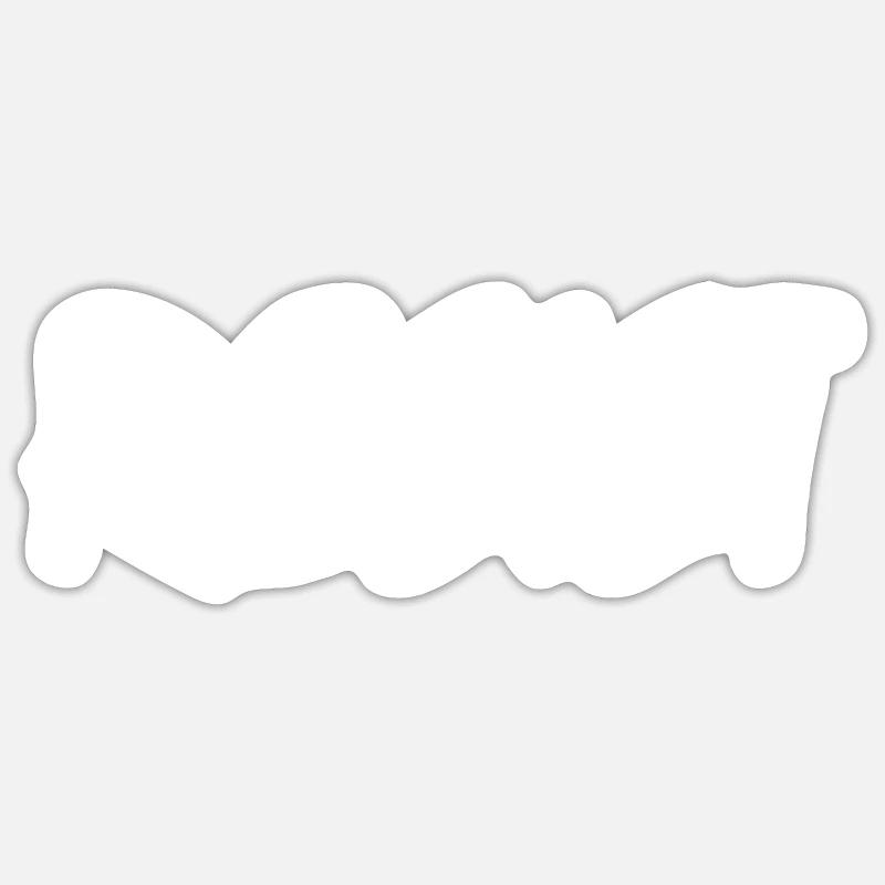 Resist - Sticker size S (10 x 10 cm) - white matte